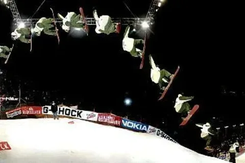 Switch frontside corkscrew 540 mute grab vel "Pięta"