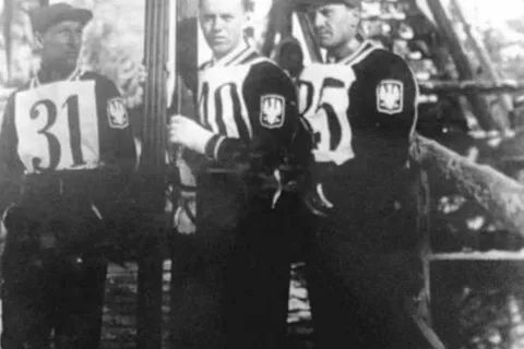 Trzy pokolenia skoczków narciarskich z rodziny Gąsieniców-Sieczków