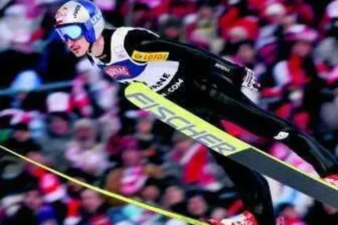 Adam Małysz słaby, ale bardzo spokojny