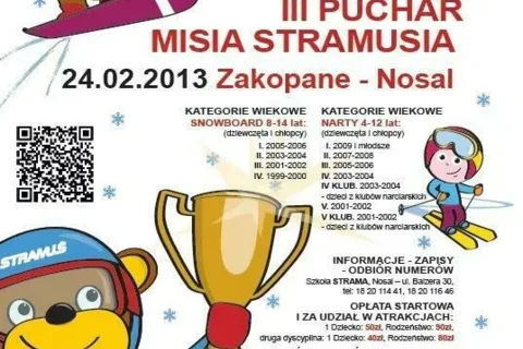 III Puchar Misia Stramusia – zawody narciarskie i snowboardowe dla dzieci