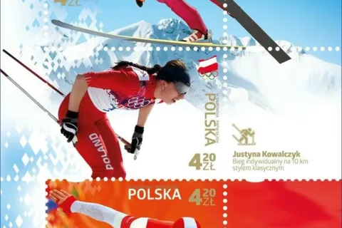 Polscy Złoci Medaliści na znaczkach pocztowych