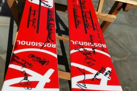 Fundacja HANDICAP zlicytuje narty z autografami alpejczyków