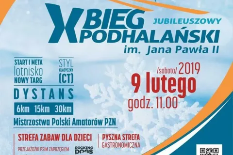X Jubileuszowy Bieg Podhalański im. Jana Pawła II