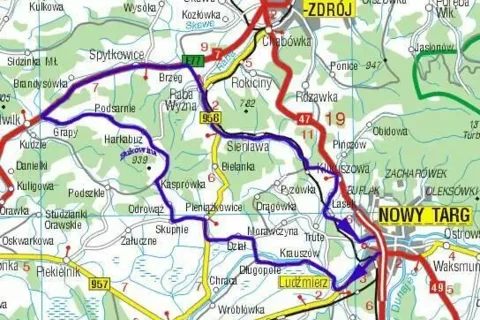 Bukowina & Spytkowice - 63,7km