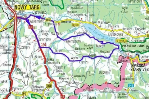 Łapsze & Niedzica - 60km