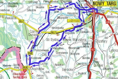 Traska treningowa - 55,3km