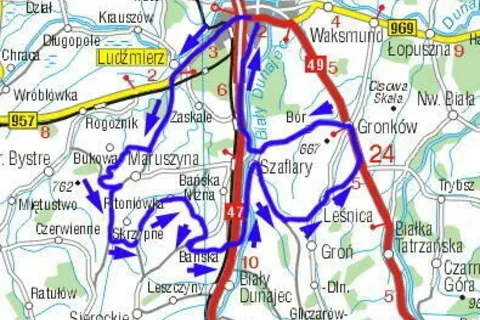Maruszyna & Sądel - 49,3km