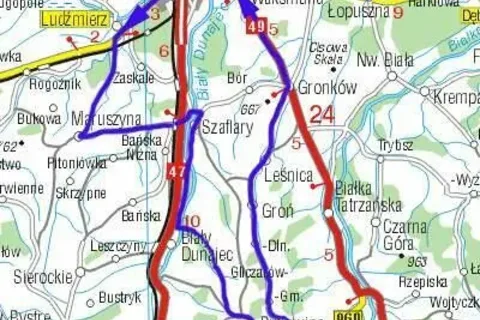 Maruszyna & Gliczarów - 47,5km