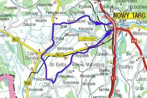 Traska treningowa - 47,2km