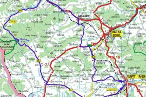 Jordanów & Przełęcz Krowiarki - 124,1km