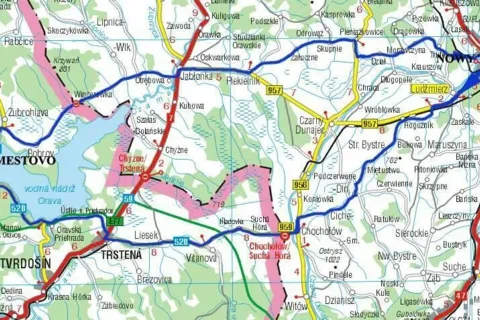 Wokół Jeziora Orawskiego - 104km