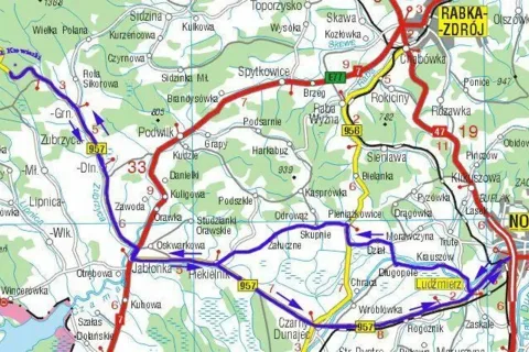Przełęcz Krowiarki - 93,3km