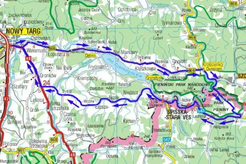 Szczawnica & Niedzica - 93,3km