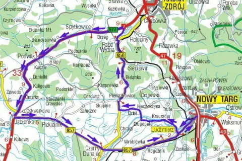 Spytkowice & Jabłonka - 74,3km