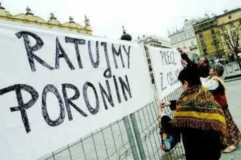 Górale manifestowali pod Wawelem