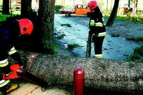 Halny wiał z prędkością do 150km/h, łamał drzewa, niszczył dachy, linie energetyczne i siał strach w