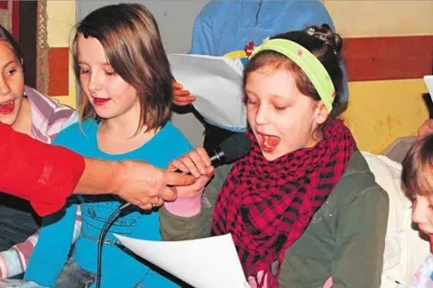 NOWY TARG. Zamiast nart lekcje śpiewu, a potem wielki koncert