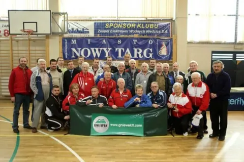 Weterani tenisa stołowego w Nowym Targu