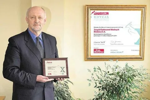 NIEDZICA. Zespół Elektrowni Wodnych z tytułem Gazeli Biznesu