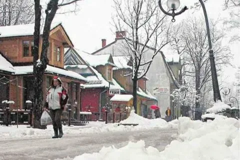 Śnieg pozbawił Zakopane prądu