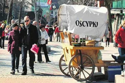 Rekordowe stawki za sprzedaż oscypka na Krupówkach