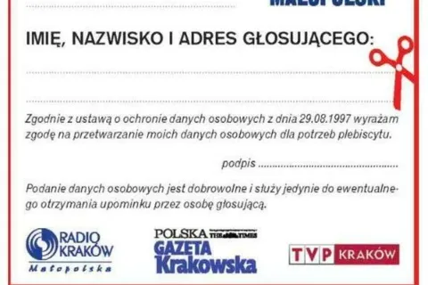 Nasz plebiscyt Trzy Korony Małopolski