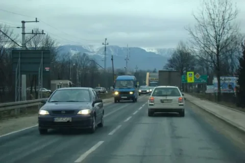 Utrudnienia na zakopiance przed Nowym Targiem