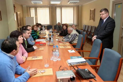 Albańscy skarbnicy w Urzędzie Miasta