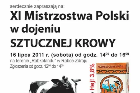 XI Mistrzostwa Polski w Dojeniu Sztucznej Krowy