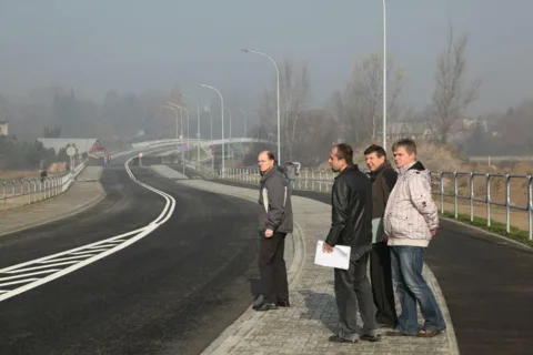 Odbiór mostu na Bałęzowem