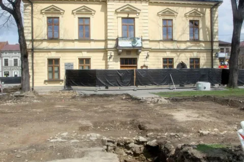 Archeologiczne znalezisko na Rynku