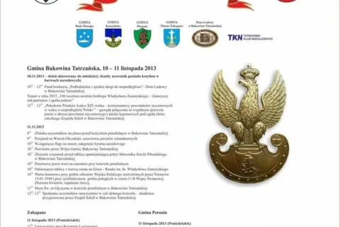 Powiatowe obchody 95 rocznicy odzyskania niepodległości przez Polskę