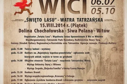 XIII TATRZAŃSKIE WICI „ŚWIĘTO LASU” - WATRA TATRZAŃSKA