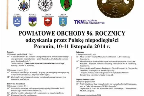 Powiatowe Obchody Święta Niepodległości