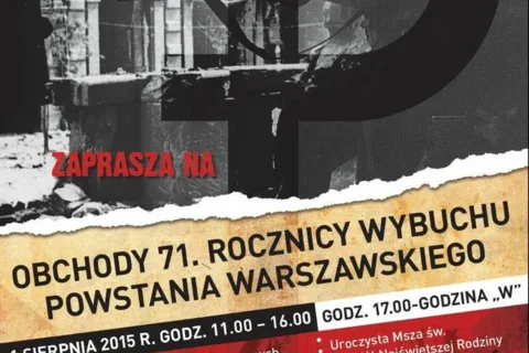 OBCHODY 71. ROCZNICY WYBUCHU POWSTANIA WARSZAWSKIEGO