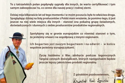 VI Europejskie Targi Produktów Regionalnych