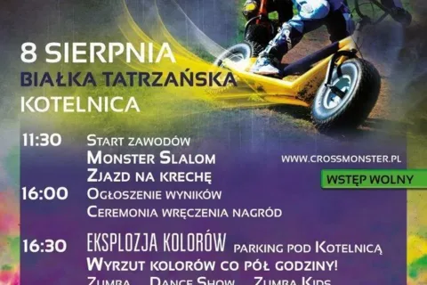 Mistrzostwa Cross Monster w zjeździe na terenowych hulajnogach Monsterroller
