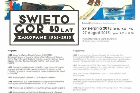 Jubileusz 80-lecia „Święta Gór” w Zakopanem