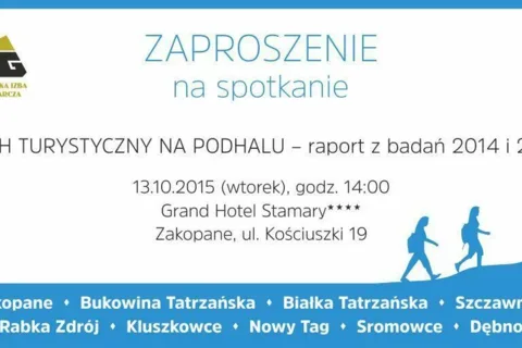Spotkanie RUCH TURYSTYCZNY NA PODHALU