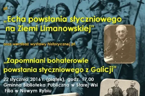 Wernisaż wystawy historycznej pt. Zapomniani bohaterowie powstania styczniowego z Galicji