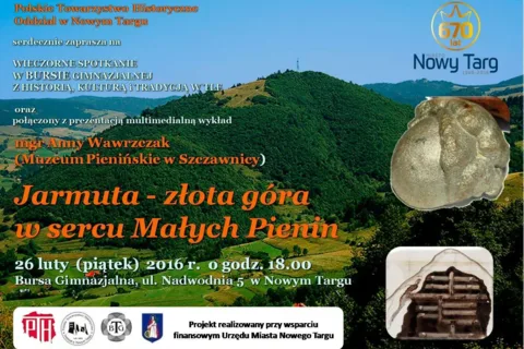 Wykład - Jarmuta - złota góra w sercu Małych Pienin