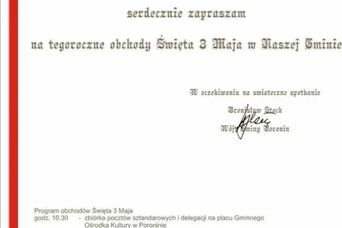 Święto Konstytucji 3 Maja w Poroninie