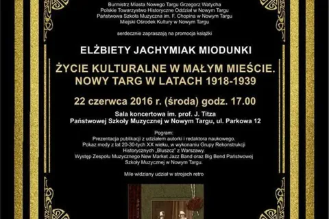 Życie kulturalne Nowego Targu – promocja książki na inauguracje obchodów miasta