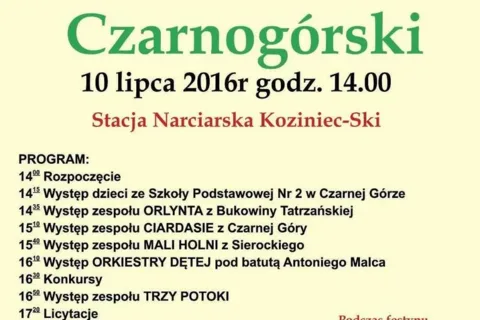Tatrzańskie Wici 2016 - Festyn Czarnogórski