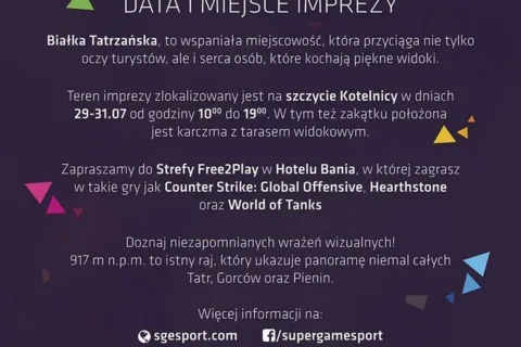 Super Game E-Sport Białka Tatrzańska 2016