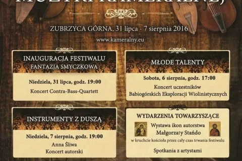 VIII Festiwal Muzyki Kameralnej Zubrzyca Górna 2016