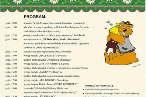 XV DZIEŃ MISIA, MIODU I BARTNIKÓW