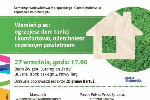 ODETCHNIJ CZYSTYM POWIETRZEM - wymień piec! - DEBATA 27 września 2016