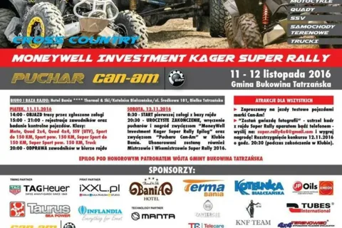 MoneyWell Investment Kager Super Rally - Epilog w gminie Bukowina Tatrzańska