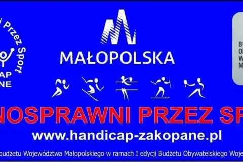 Budżet Obywatelski Województwa Małopolskiego - start projektu PEŁNOSPRAWNI PRZEZ SPORT w Powiecie Ta